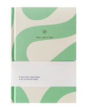 Laden Sie das Bild in den Galerie-Viewer, Journal One Line A Day I Flow Mint