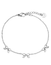 Laden Sie das Bild in den Galerie-Viewer, Armband Tiny Bowtie I Silber