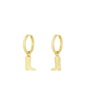 Laden Sie das Bild in den Galerie-Viewer, Ohrringe Cowgirl boots I Gold