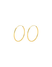 Laden Sie das Bild in den Galerie-Viewer, Ohrringe Plain Hoops I Gold