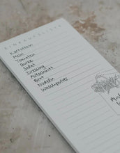Laden Sie das Bild in den Galerie-Viewer, Notizblock I Einkaufsliste