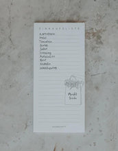 Laden Sie das Bild in den Galerie-Viewer, Notizblock I Einkaufsliste