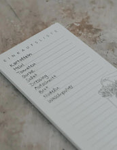 Laden Sie das Bild in den Galerie-Viewer, Notizblock I Einkaufsliste