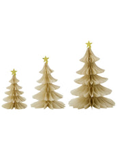 Laden Sie das Bild in den Galerie-Viewer, Papierbaum Tree 3er-Set I Elfenbein