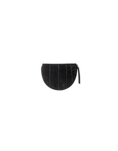 Laden Sie das Bild in den Galerie-Viewer, Portemonnaie Coin Purse Laura I Black Croco
