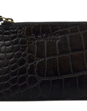 Laden Sie das Bild in den Galerie-Viewer, Portemonnaie Coco Coin Purse I Black Croco