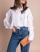 Laden Sie das Bild in den Galerie-Viewer, Portemonnaie Sonny I Cognac Apple Leather