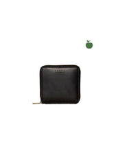 Laden Sie das Bild in den Galerie-Viewer, Portemonnaie Sonny Square I Black Apple Leather