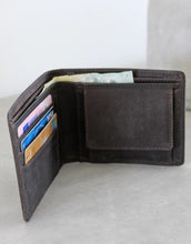 Laden Sie das Bild in den Galerie-Viewer, Portemonnaie Tobi's I Dark Brown Hunter
