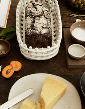 Laden Sie das Bild in den Galerie-Viewer, Aufbewahrung Ceramic Basket Oval I Off-White