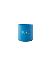 Laden Sie das Bild in den Galerie-Viewer, Porzellan Becher Favourite Cup I Love Sky Blue