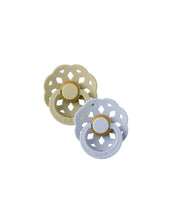 Laden Sie das Bild in den Galerie-Viewer, Schnuller Boheme 2er-Set I Khaki & Dusty Blue