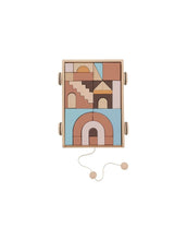 Laden Sie das Bild in den Galerie-Viewer, Holzwagen mit Bausteinen I Rainbow