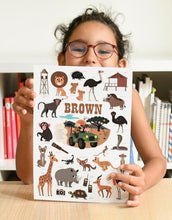 Laden Sie das Bild in den Galerie-Viewer, Mini Stickerposter I Savanne