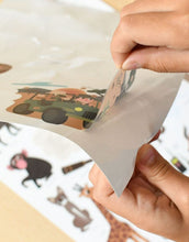Laden Sie das Bild in den Galerie-Viewer, Mini Stickerposter I Savanne