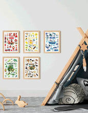 Laden Sie das Bild in den Galerie-Viewer, Mini Stickerposter I Savanne