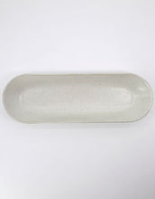 Laden Sie das Bild in den Galerie-Viewer, Servierschale Pion 35cm I Grau/Weiß