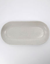 Laden Sie das Bild in den Galerie-Viewer, Servierschale Pion 38cm I Grau/Weiß
