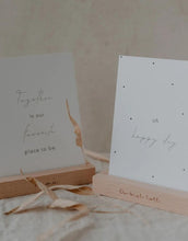 Laden Sie das Bild in den Galerie-Viewer, Trockenblumen- und Kartenständer I Du bist toll