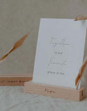 Laden Sie das Bild in den Galerie-Viewer, Trockenblumen- und Kartenständer I Du bist immer für mich da