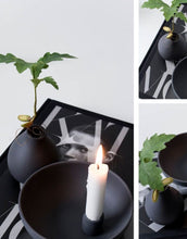 Laden Sie das Bild in den Galerie-Viewer, Kerzenhalter Lidatorp L I Dunkelgrau