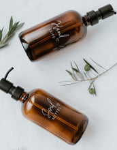 Laden Sie das Bild in den Galerie-Viewer, Seifenspender Handseife 500ml I Braun