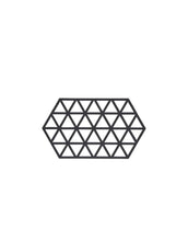 Laden Sie das Bild in den Galerie-Viewer, Untersetzer Triangles Lang I Schwarz