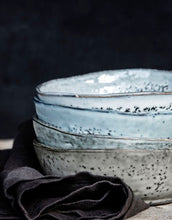 Laden Sie das Bild in den Galerie-Viewer, Schale Rustic I Blau/Grau
