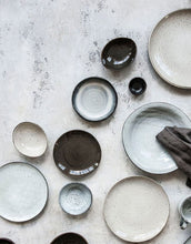 Laden Sie das Bild in den Galerie-Viewer, Teller Rustic ø 20cm I Grau/Blau