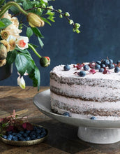 Laden Sie das Bild in den Galerie-Viewer, Kuchenplatte Rustic I Grau/Blau