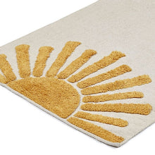 Laden Sie das Bild in den Galerie-Viewer, Teppich Biobaumwolle Sun 70x140 I Honey