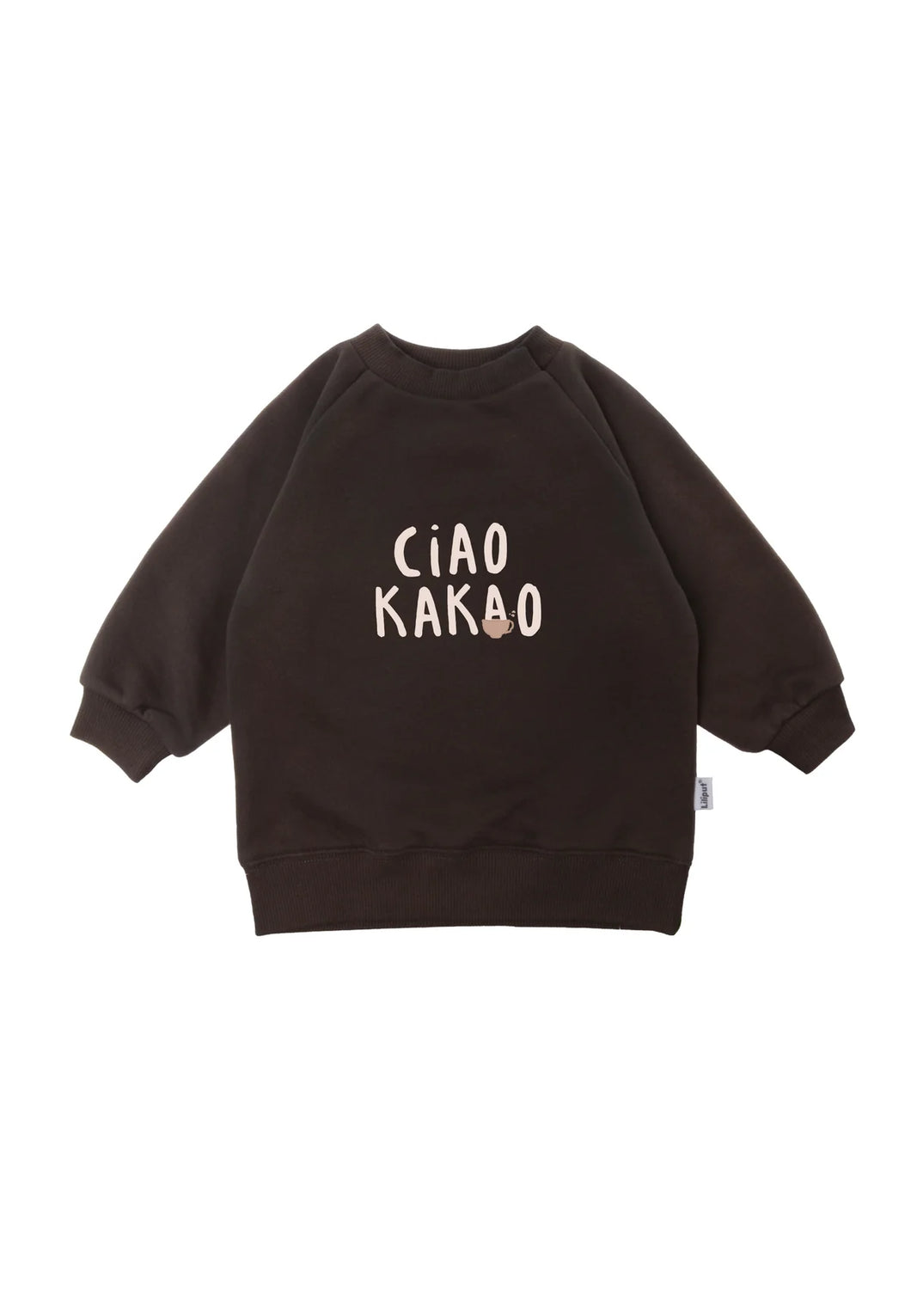 Ciao Kakao Sweatshirt Braun von Liliput – Vorderseite mit Print