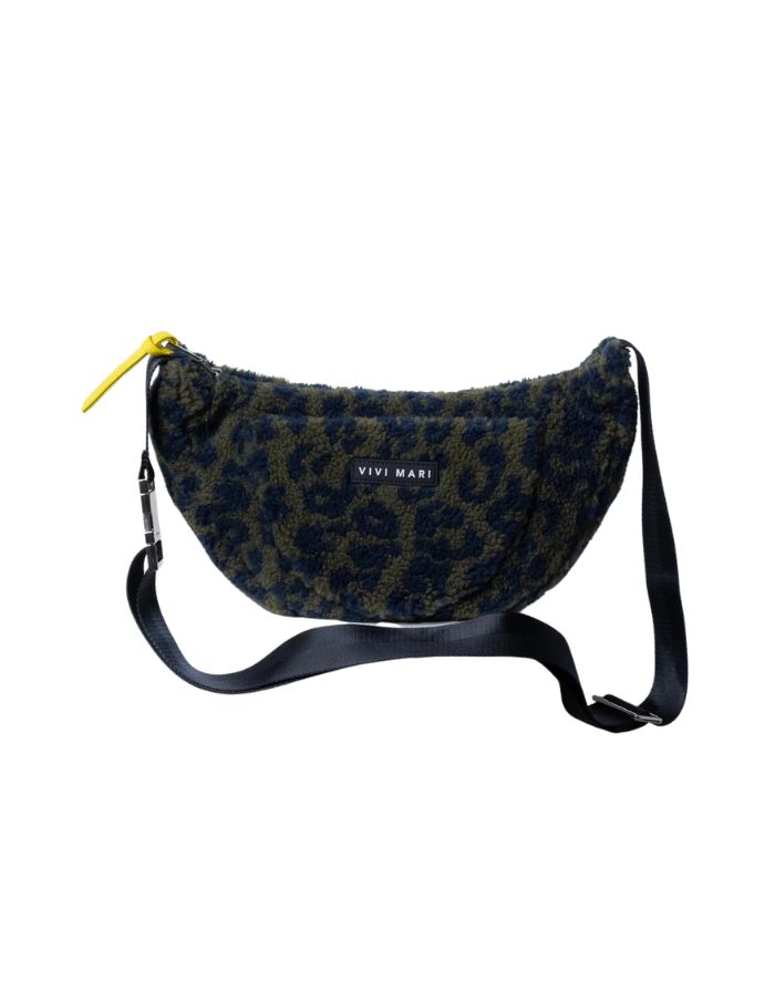 Teddy Hip Bag Medium I Leo Splashes Navy/Olive