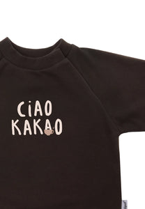 Ciao Kakao Sweatshirt Braun von Liliput – Vorderseite mit Print