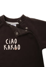 Laden Sie das Bild in den Galerie-Viewer, Ciao Kakao Sweatshirt Braun von Liliput – Vorderseite mit Print
