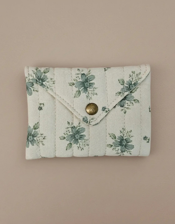 Royal Marais gesteppte Baumwoll-Umschlagtasche in green mit Kartenfach