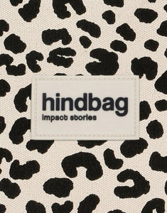 Fanny Pack Olivia von Hindbag in der Farbe Leopard Ecru – Gürteltasche aus GOTS-zertifiziertem Bio-Cord mit Doppelreißverschluss und verstellbarem Schultergurt.