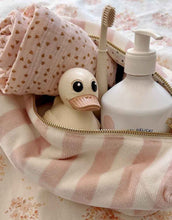 Laden Sie das Bild in den Galerie-Viewer, Kulturtasche Frottee Vic Stripes I Light Pink
