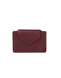  O MY BAG Harmonica Wallet Classic Leather Cherry Red – kompaktes Portemonnaie mit Akkordeon-Fächern und Münzfach.