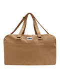 Hindbag Reisetasche Yves XL aus Bio-Baumwolle in Zimt, verstellbarer Schultergurt, Reißverschluss, nachhaltiges Material.