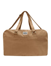 Laden Sie das Bild in den Galerie-Viewer, Hindbag Reisetasche Yves XL aus Bio-Baumwolle in Zimt, verstellbarer Schultergurt, Reißverschluss, nachhaltiges Material.
