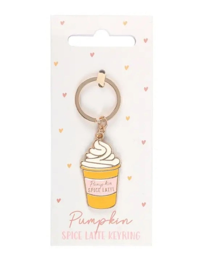 Schlüsselanhänger in von Form eines Pumpkin Spice Lattes von Something Different