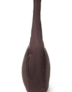 Praktische Crossbody-Tasche Puffy Brown von Studio Noos aus gestepptem Material in Braun mit Reißverschluss und Seitentaschen – ideal für unterwegs.