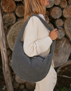 Cross Body Umhängetasche Denim I Grey