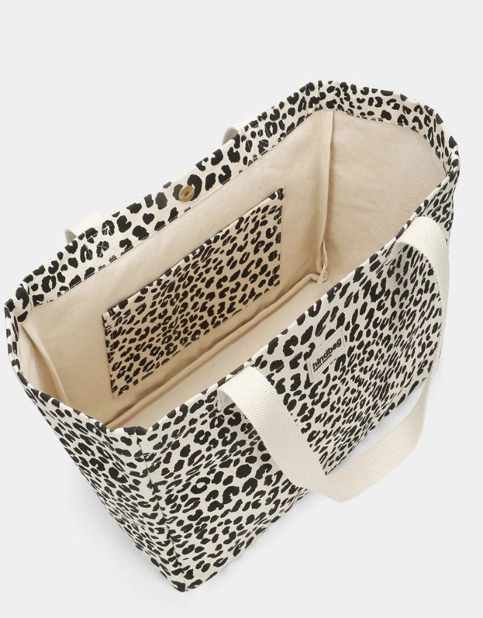 Tasche Claude I Leopard Ecru