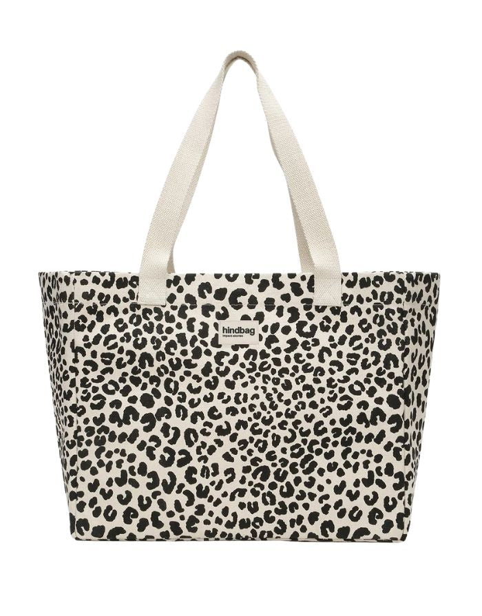 Tasche Claude I Leopard Ecru