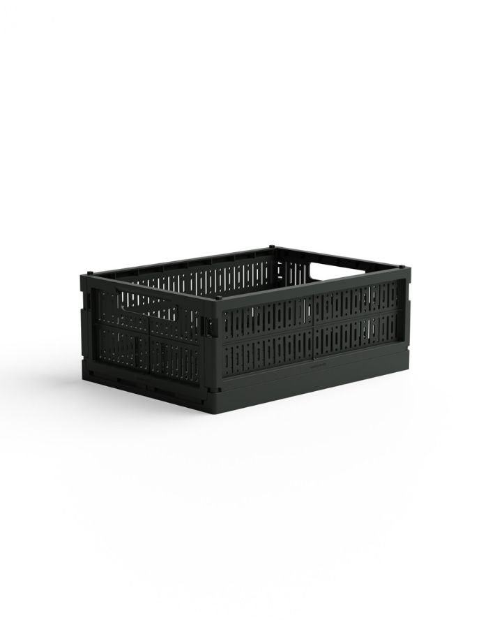 Klappkiste Midi I Washed Black Sweater