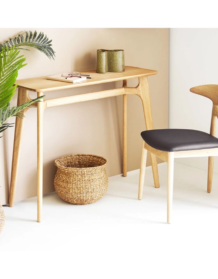  Korb Eden Small von House Nordic in Natur mit geflochtener Optik, Ø 38 × 26 cm, zur dekorativen Aufbewahrung.