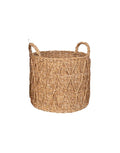 Korb Krabi M von House Nordic aus natürlichem Seegras in geflochtener Optik, Ø 32 × 27 cm.