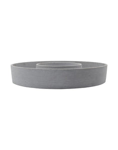 Kerzenhalter The Ring Stumpenkerzen I Grau